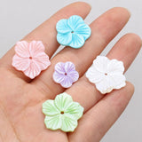 10pcs Natural Shell Flower Beads DIY Jewelry Necklace Accessories
