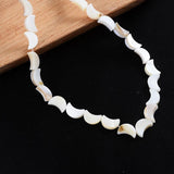 6mm Natural Mother of Pearl Shell Five-Pointed Star Pentagram Beads