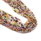 2/3/4mm Faceted Zircon Beads Charms Agate Round Loose Beads