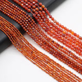 2/3/4mm Faceted Zircon Beads Charms Agate Round Loose Beads