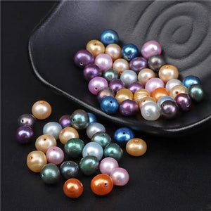 7-8mm Plated Mixed Pearl Beads Freshwater Natural Pearl Loose Beads