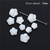 Shell Charms Rose Flower Mother of Pearl Pendant for DIY Jewelry