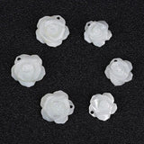 Shell Charms Rose Flower Mother of Pearl Pendant for DIY Jewelry