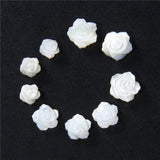 Shell Charms Rose Flower Mother of Pearl Pendant for DIY Jewelry