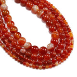 Red Carnelian Banded Agat Stone Charm Beads for Jewelry