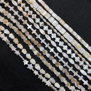 Natural Freshwater Shell Beads for Jewelry Making DIY Necklace