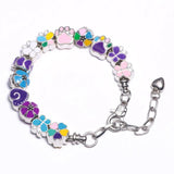 10pcs Large European Beads Flower Butterfly Spacer Beads