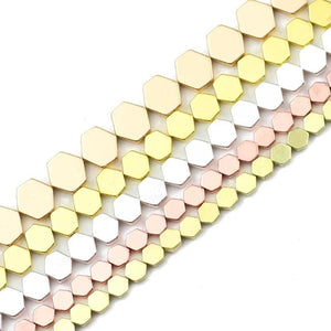 Rose Colour Hematite Natural Stone Spacer Beads 4/6/8MM