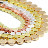 Rose Colour Hematite Natural Stone Spacer Beads 4/6/8MM
