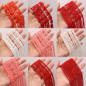 Mix-Color Natural Coral Beads for Jewelry Making DIY