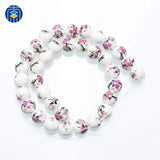 Vintage Chinese Ceramic Beads for Jewelry Making