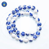 Vintage Chinese Ceramic Beads for Jewelry Making