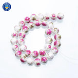 Vintage Chinese Ceramic Beads for Jewelry Making