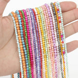 Colorful Freshwater Shell Bead Round Mother of Pearl Shell Loose Small Waist Bea