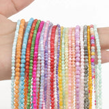 Colorful Freshwater Shell Bead Round Mother of Pearl Shell Loose Small Waist Bea
