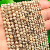 Faceted Jaspers Waist Loose Beads for Jewelry Making