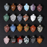 Natural Stone Pine Cones Beads Nut Ornaments Agates Pine Cone Pendant