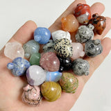 Natural Stone Pine Cones Beads Nut Ornaments Agates Pine Cone Pendant