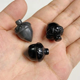 Natural Stone Pine Cones Beads Nut Ornaments Agates Pine Cone Pendant