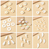 Shell Charms Carved Mother of Pearl Pendant Beads for DIY Jewelry 5Pcs/Lot