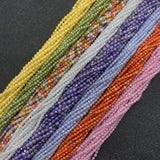 Natural Stone Zircon Necklace Bead 2mm 3mm 4mm Faceted Round Small Beads