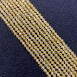 Natural Stone Zircon Necklace Bead 2mm 3mm 4mm Faceted Round Small Beads