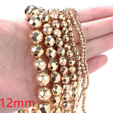 14k Gold Plated Hematite Beads for Jewelry Making, DIY Bracelet Necklace