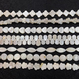 Freshwater Shell Heart Beads 6-13mm DIY Accessories