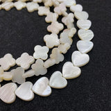 Freshwater Shell Heart Beads 6-13mm DIY Accessories