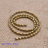 Faceted Round Hematite Beads 15inch 3*5mm DIY Jewelry Making Bracelet