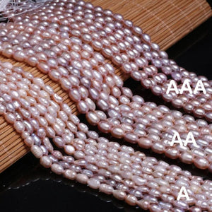 Freshwater Pearl Oval Loose Beads 36 Cm DIY Jewelry Craft Accessory