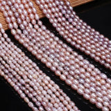Freshwater Pearl Oval Loose Beads 36 Cm DIY Jewelry Craft Accessory