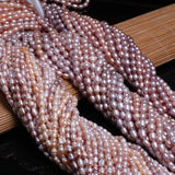 Freshwater Pearl Oval Loose Beads 36 Cm DIY Jewelry Craft Accessory