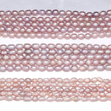 Freshwater Pearl Oval Loose Beads 36 Cm DIY Jewelry Craft Accessory