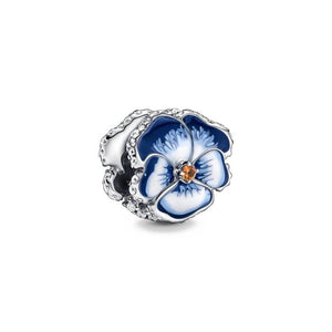 Spring Flower Butterfly Dangle Charms Pendant DIY Beads for Bracelet