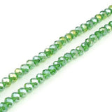 4/6/8mm Faceted Crystal Beads Round Colorful Glass Bead DIY Jewelry Making