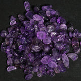 Irregular Purple Amethysts Quartz Stone Chips Gravel Beads 16''