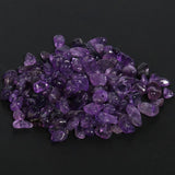 Irregular Purple Amethysts Quartz Stone Chips Gravel Beads 16''