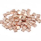 Hematite Double-hole Rose Natural Stone 5x5mm Beads