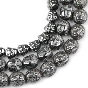 Hematite Carved Roses Owls Leaves Spacer Beads for Jewelry Making