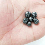 Hematite Carved Roses Owls Leaves Spacer Beads for Jewelry Making