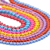 6/8mm Hematite Matte Red Pink Rubber Spacer Loose Beads