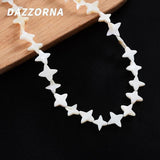 Natural Star Moon Shell Beads Mother Of Pearl Spacer Charms for DIY Necklace