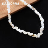 Natural Star Moon Shell Beads Mother Of Pearl Spacer Charms for DIY Necklace