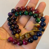 7 Chakras Stone Beads Tiger Eye Agates Turquoises Jewelry Making DIY
