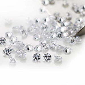 100pcs Round CZ Stone AAAAA Cubic zirconia Beads For Jewelry DIY