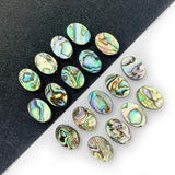 2pcs/bag Natural Abalone Shell Bead Oval Jewelry Making DIY Earring Pendant