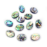 2pcs/bag Natural Abalone Shell Bead Oval Jewelry Making DIY Earring Pendant