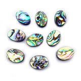 2pcs/bag Natural Abalone Shell Bead Oval Jewelry Making DIY Earring Pendant