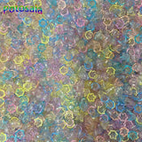 50Pcs Colorful Orchid Shaped Beads for Jewelry Making DIY Necklace